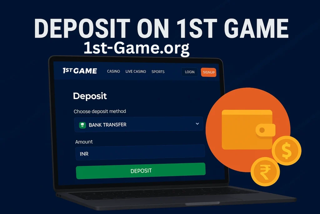 Deposit on 1st Game